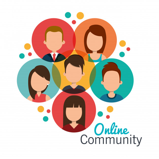 Icono comunidad online