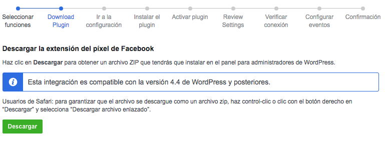 Extension pixel facebook
