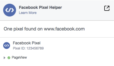 Detectar el pixel de facebooke