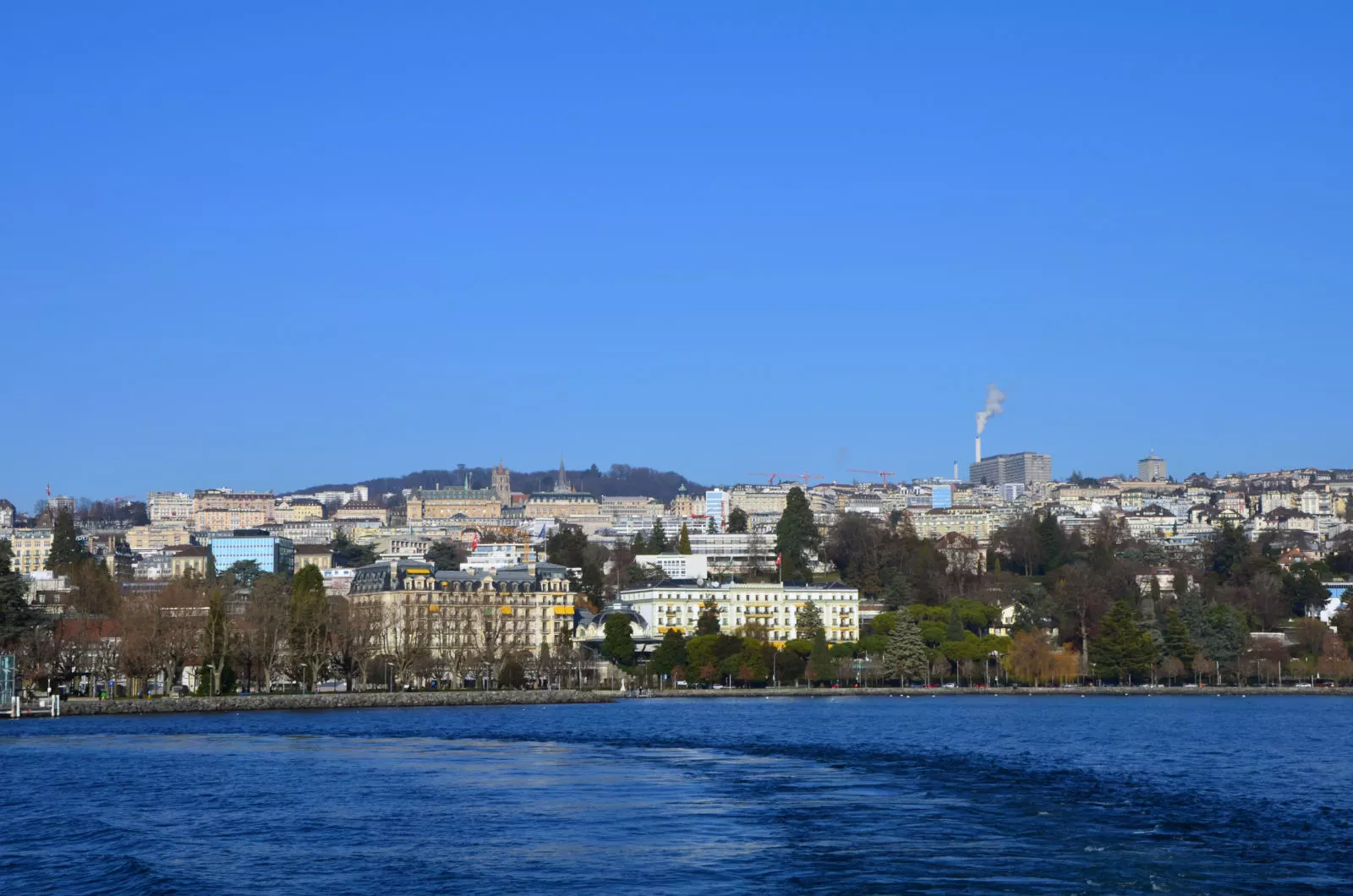 Lausanne et le lac Léman